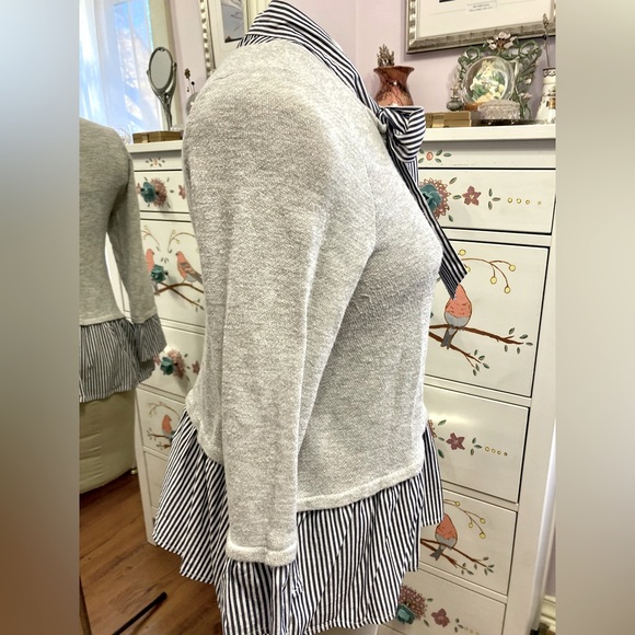 Sunday in Brooklyn Anthropologie “all-in-one” sweater peplum - Picture 3 of 6